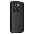 OnePlus 10T/Ace Pro Flip-deksel - Carbon Fiber - Svart