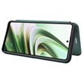 OnePlus Nord CE 3 Lite/N30 Flip-deksel - Karbonfiber - Grønn