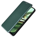 OnePlus Nord CE 3 Lite/N30 Flip-deksel - Karbonfiber - Grønn