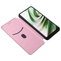 OnePlus Nord CE 3 Lite/N30 Flip-deksel - Karbonfiber - Roségull