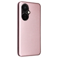 OnePlus Nord CE 3 Lite/N30 Flip-deksel - Karbonfiber - Roségull