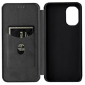 OnePlus Nord N20 5G Flip-deksel - Karbonfiber - Svart