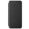 Samsung Galaxy A02s Flip-deksel - Karbonfiber