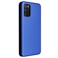 Samsung Galaxy A03s Flip-deksel - Carbon Fiber