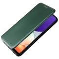 Samsung Galaxy A22 4G Flip-deksel - Karbonfiber