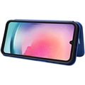Samsung Galaxy A24 4G Flip-deksel - Karbonfiber