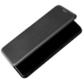 Samsung Galaxy A73 5G Flip-deksel - Karbonfiber - Svart