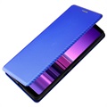 Sony Xperia 1 III Flip-deksel - Carbon Fiber - Blå