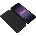 Sony Xperia 1 V Flip-deksel - Karbonfiber - Svart