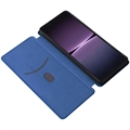 Sony Xperia 1 V Flip-deksel - Karbonfiber