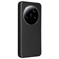 Xiaomi 13 Ultra Flip-deksel - Karbonfiber - Svart