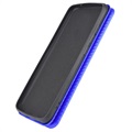 iPhone 13 Mini Flip-deksel - Carbon Fiber - Blå