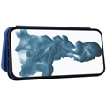 iPhone 14 Pro Flip-Deckel - Karbonfiber - Blå