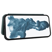 iPhone 14 Pro Flip-Deckel - Karbonfiber - Grønn