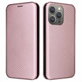 iPhone 15 Pro Max Flip-deksel - Karbonfiber