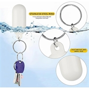 Flytende nøkkelringsett for utendørs vannaktiviteter - 4 stk.