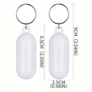 Flytende nøkkelringsett for utendørs vannaktiviteter - 4 stk.