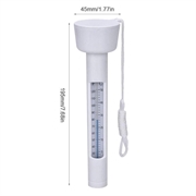 Flytende termometer for basseng, boblebad og akvarium