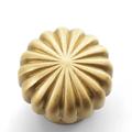 Flora møbelknott i messing - gull