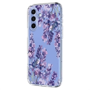 Samsung Galaxy S25 FE TPU-deksel med blomstermønster - Blåregn