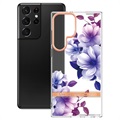 Flower Series Samsung Galaxy S22 Ultra 5G TPU-deksel