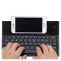 Sammenleggbar Bluetooth Tastatur og Bordholder - Svart