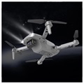 Sammenleggbar Drone Pro 2 med 4K HD Dobbel Kamera E99 - Grå