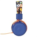 Foldbare On-Ear Stereo Barn Hodetelefoner B2 - 3.5mm - Oransje / Blå