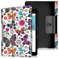 Lenovo Yoga Smart Tab Folio-etui - Sommerfugler / Blomster