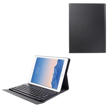 iPad 2, iPad 3, iPad 4 Folio-etui m. Avtagbar Tastatur (Åpen Emballasje - Bulk Tilfredsstillende) - Svart