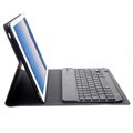 iPad 2, iPad 3, iPad 4 Folio-etui m. Avtagbar Tastatur (Åpen Emballasje - Bulk Tilfredsstillende) - Svart