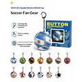 Fotball-nøkkelring med nasjonalflagg - Stressball for fotballfans - Argentina