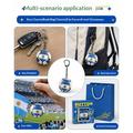 Fotball-nøkkelring med nasjonalflagg - Stressball for fotballfans - Argentina
