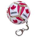 Fotball-nøkkelring med nasjonalflagg - Stressball for fotballfans - Canada
