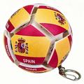 Fotball-nøkkelring med nasjonalflagg - Stressball for fotballfans - Spania