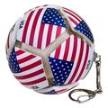 Fotball-nøkkelring med nasjonalflagg - Stressball for fotballfans - USA