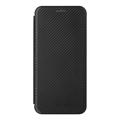 Nokia X30 Flip-deksel med Kortholder - Karbonfiber - Svart