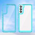 Anti-Shock Samsung Galaxy S23+ 5G Hybrid-deksel - Blå / Klar