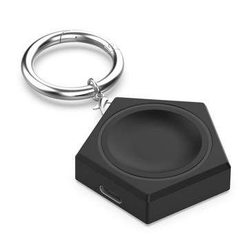 Samsung Galaxy Watch5/Watch5 Pro/Watch6/Watch6 Classic Nøkkelring Trådløs Lader - Svart