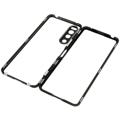 Sony Xperia 5 IV Magnetic Deksel med Herdet Glass Bakbeskytter - Svart