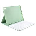 iPad Air 2024/2022/2020 Bluetooth-tastaturveske med Pennespor - Lysegrønn
