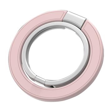 Magnetisk Ringholder/Stativ til iPhone 16/15/14/13/12 - Rosa