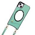 Fish Tail iPhone 14 Plus Belagt Deksel med Speil - Grønn