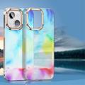 Watercolor Glitter iPhone 14 Plus Hybrid-deksel