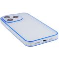 Lysende iPhone 14 Pro TPU-deksel (Åpen Emballasje - Utmerket) - Mørkeblå