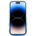 Wavy Edge Gradient iPhone 14 Pro Max TPU-deksel - Blå