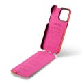 Fashion iPhone 14 Pro Max Vertikalt Flip-deksel - Rød