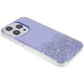 Starry Sky Sparkle iPhone 14 Pro TPU-deksel - Lilla
