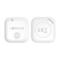Forever FT-100 Bluetooth-sporingsenhet - Apple Find My Compatible - Hvit