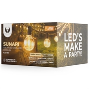 Forever Light Solar LED-lyskjede SUNARI FLS-180 - fjernkontroll, 1800mAh batteri - 8.5m - 11 stk.